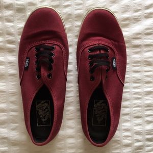 Maroon vans